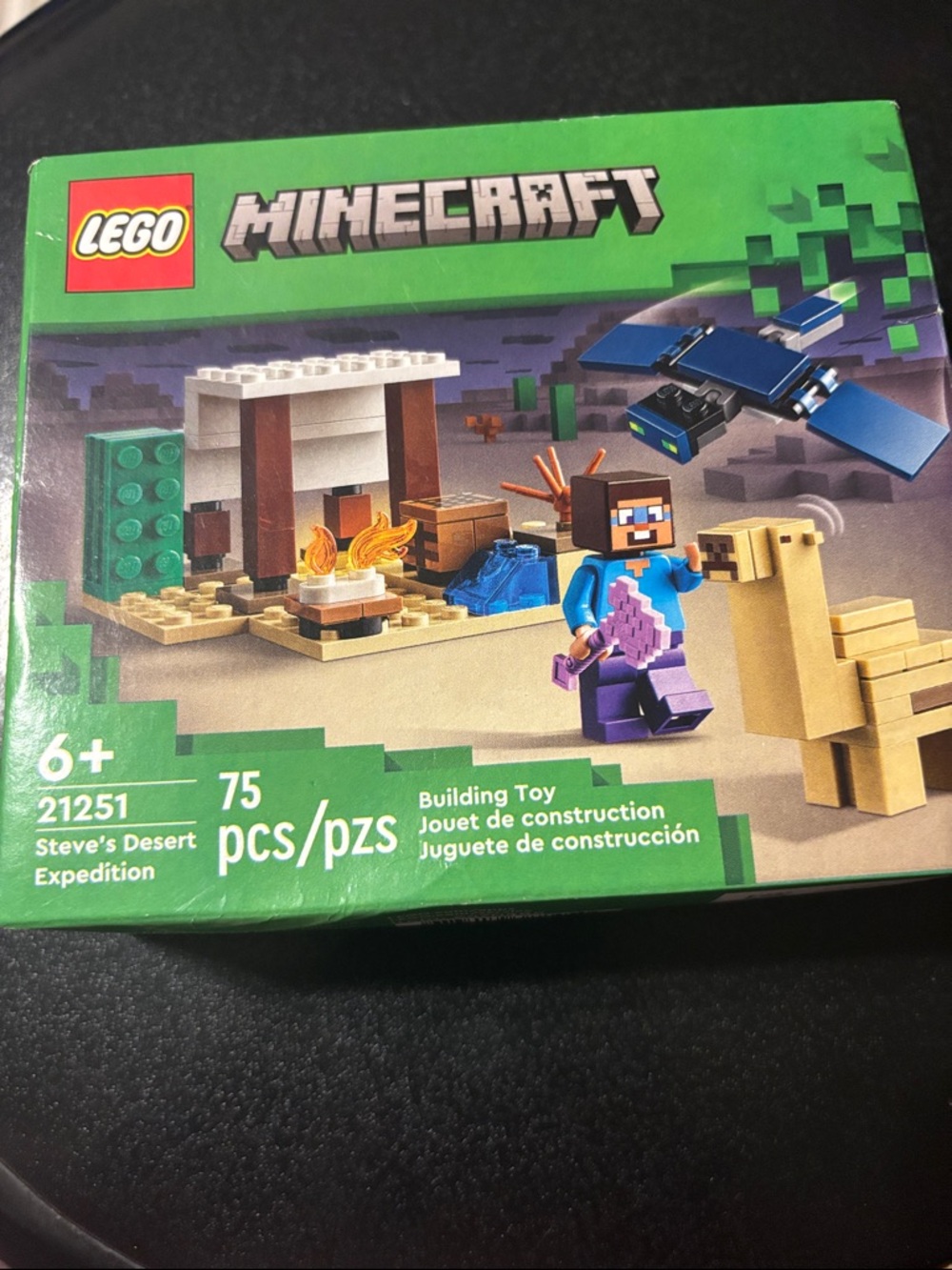 LEGO Minecraft Steve's Desert Expedition Building Set - Green Box